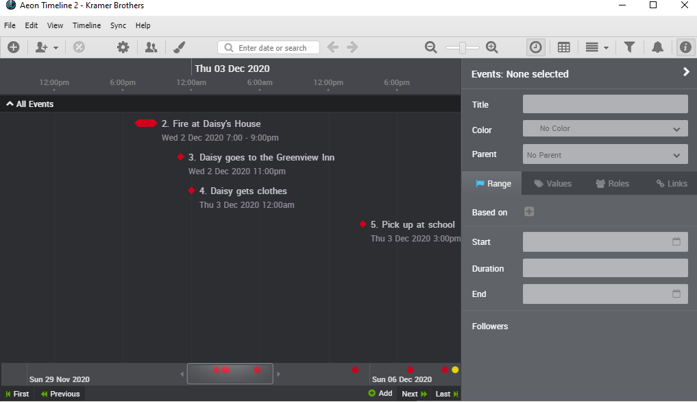 aeon timeline pc